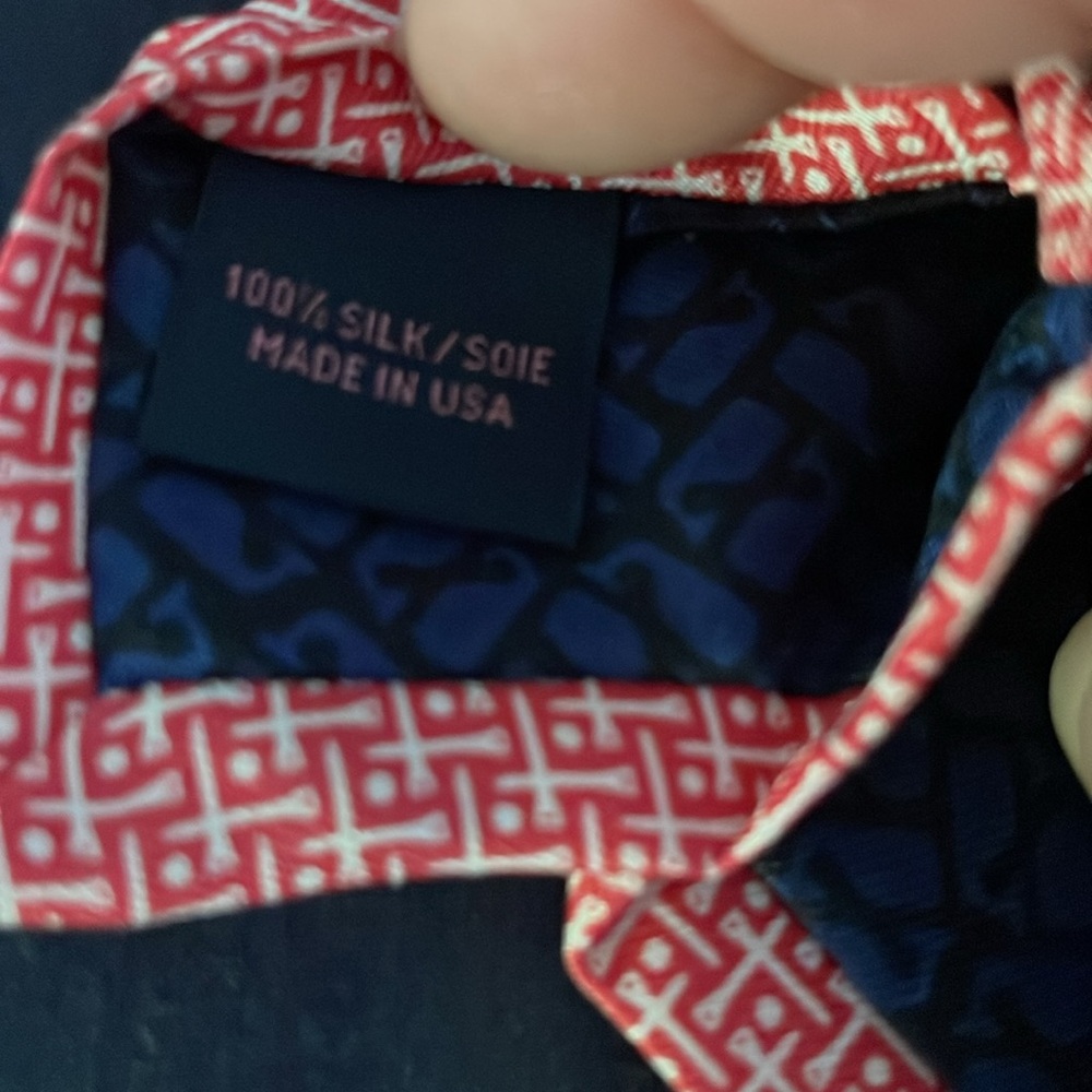 Vineyard Vines - Basic Pattern Tie 100% Silk - image 5